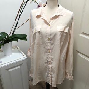 Jones New York roll tab sleeve dress shirt Size 20